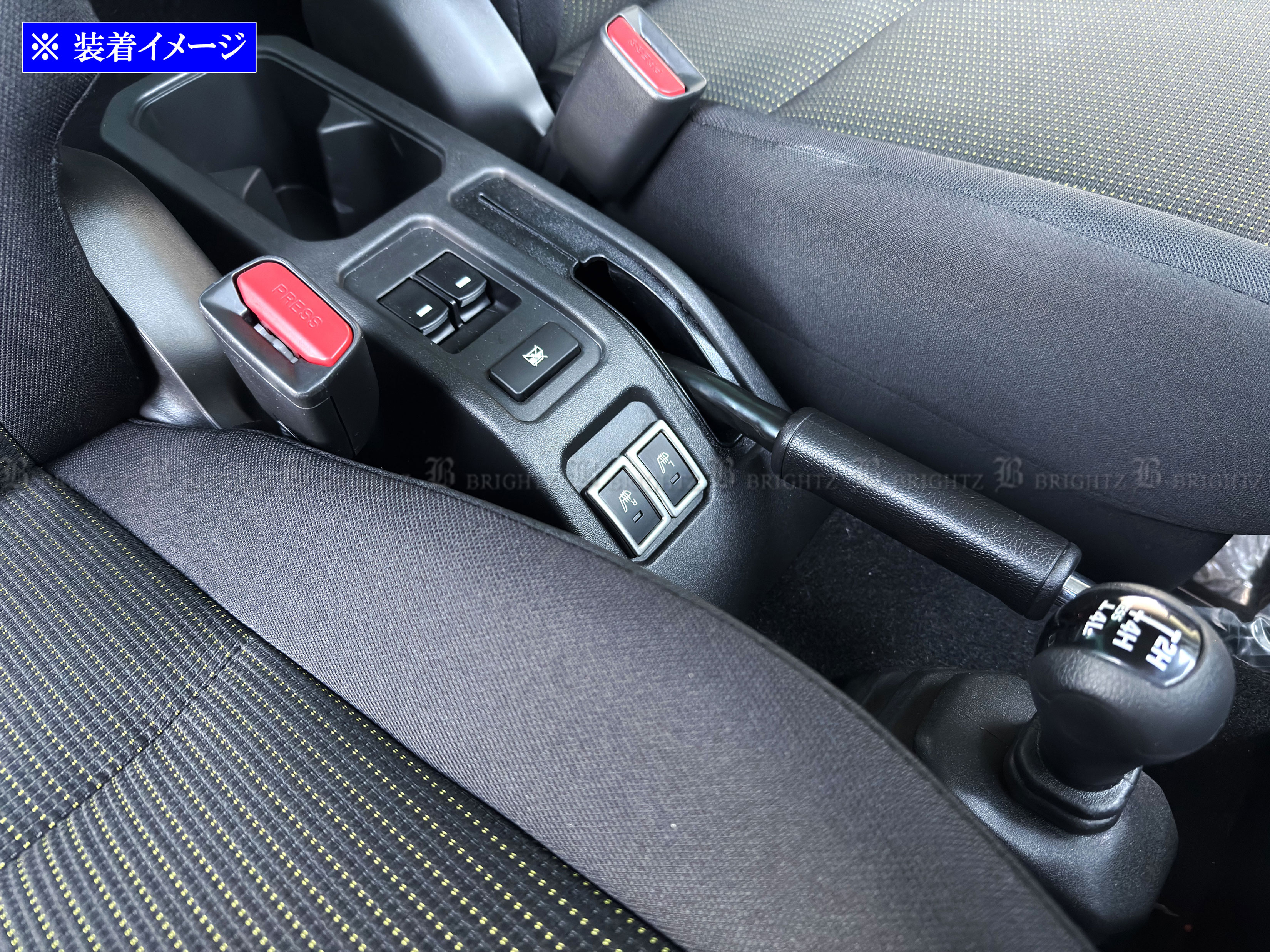 ジムニーノマド JC74W ステンレス シート ヒーター スイッチ ベース
