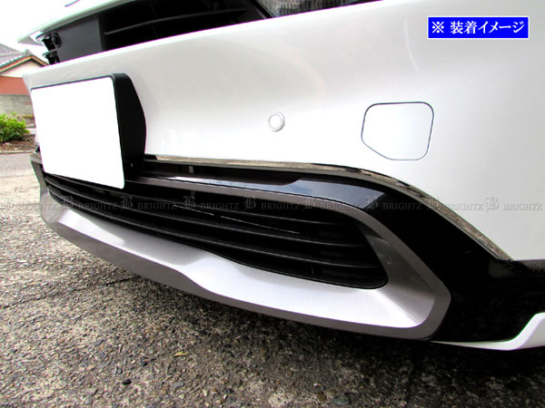 プリウス MXWH60 MXWH61 超鏡面 ステンレス メッキ フロント バンパー