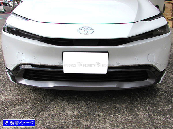 プリウス MXWH60 MXWH61 超鏡面 ステンレス メッキ フロント バンパー