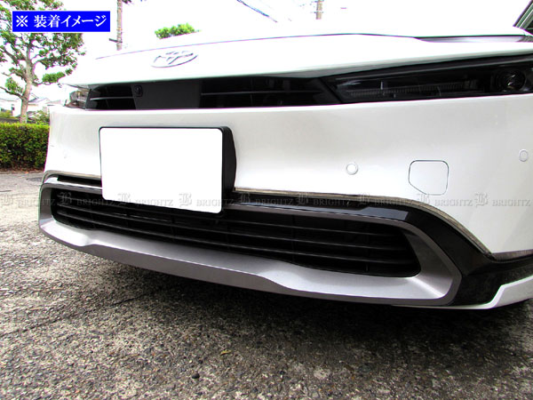 プリウス MXWH60 MXWH61 超鏡面 ステンレス メッキ フロント バンパー