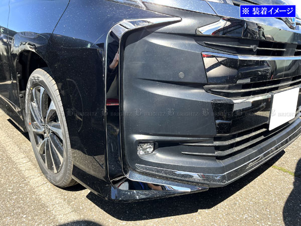 ノア ZWR90W ZWR95W 超鏡面 ステンレス メッキ フロント グリル サイド