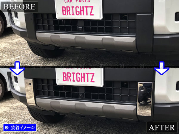 ランクル250 TRJ250W GDJ250W 超鏡面 ステンレス メッキ フロント