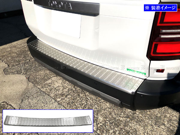 ランクル250 TRJ250W GDJ250W ステンレス リア バンパー フット モール
