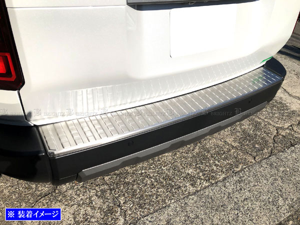 ランクル250 TRJ250W GDJ250W ステンレス リア バンパー フット モール