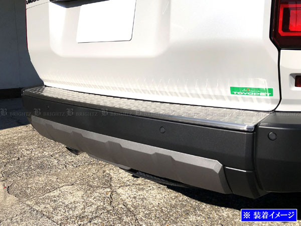 ランクル250 TRJ250W GDJ250W ステンレス リア バンパー フット モール