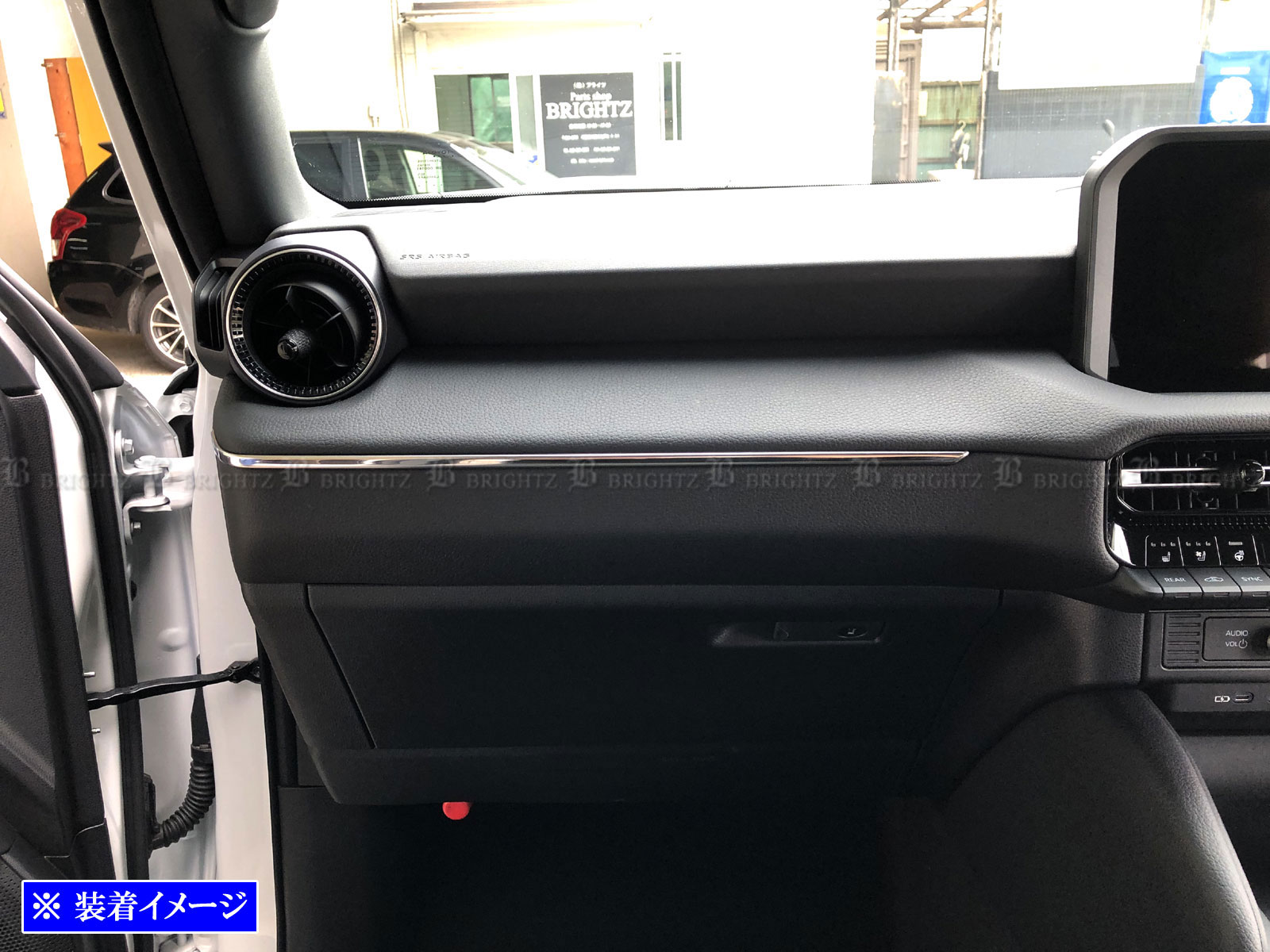 ランクル250 TRJ250W GDJ250W 超鏡面 ステンレス メッキ ダッシュ