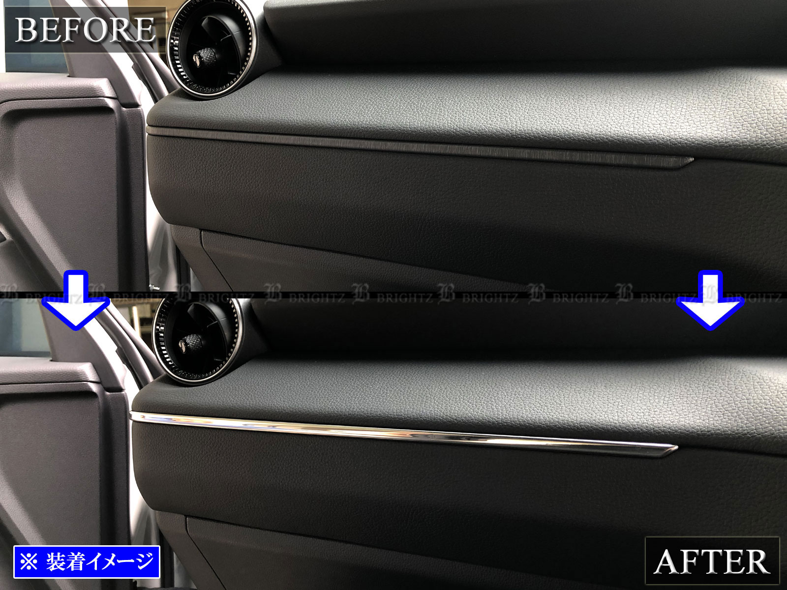 ランクル250 TRJ250W GDJ250W 超鏡面 ステンレス メッキ ダッシュ