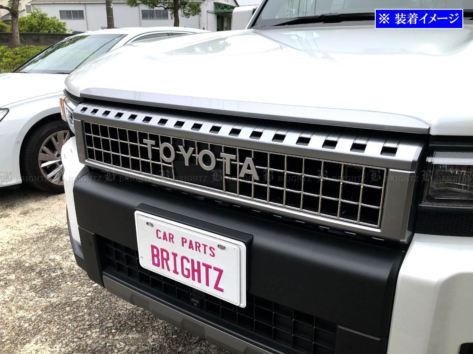 ランクル250 TRJ250W GDJ250W 超鏡面 ステンレス メッキ フロント