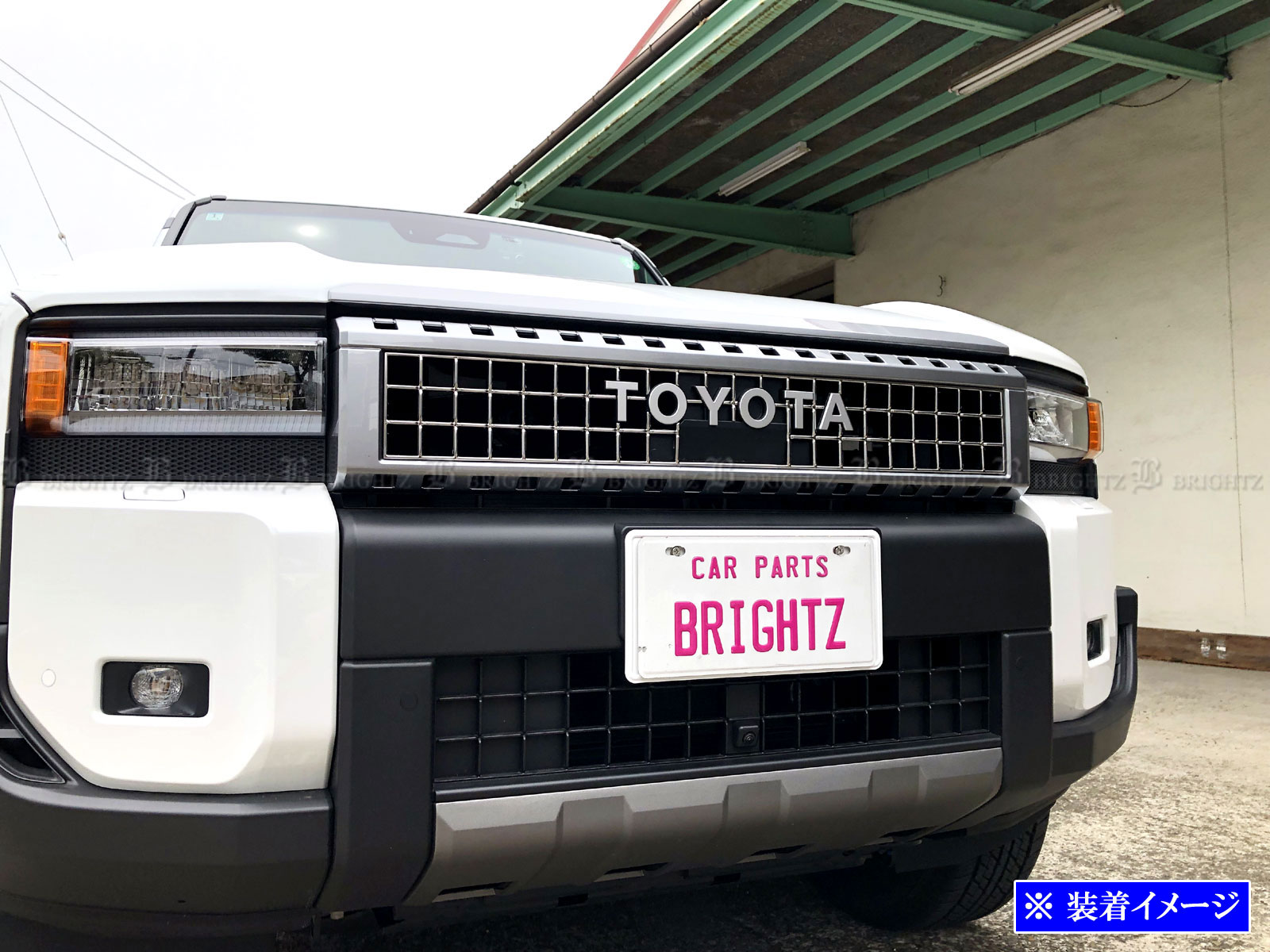 ランクル250 TRJ250W GDJ250W 超鏡面 ステンレス メッキ フロント