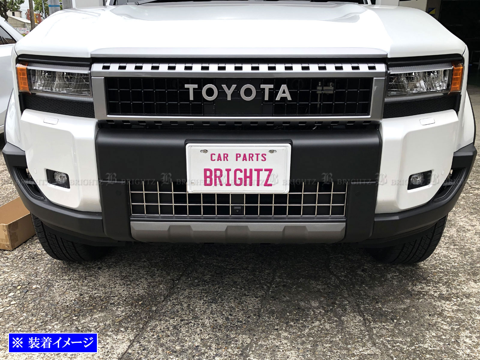 ランクル250 TRJ250W GDJ250W 超鏡面 ステンレス メッキ フロント