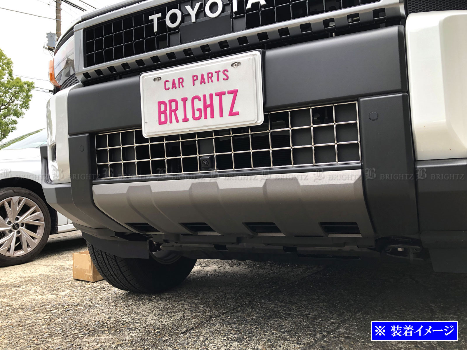 ランクル250 TRJ250W GDJ250W 超鏡面 ステンレス メッキ フロント