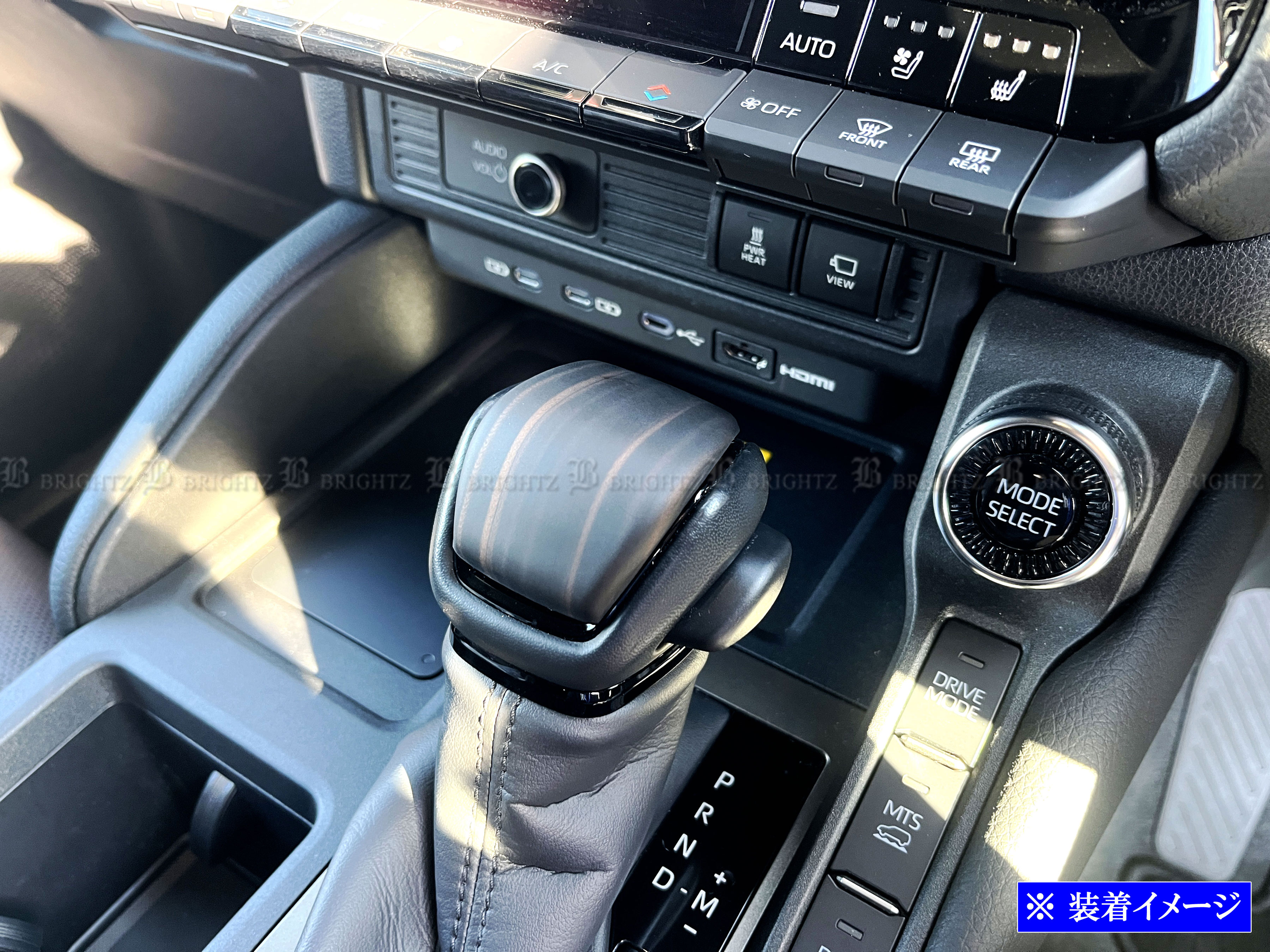 車載オーディオコントロールパネル ランクル250 TRJ250W GDJ250W インテリア パネル セット ギヤ シフト