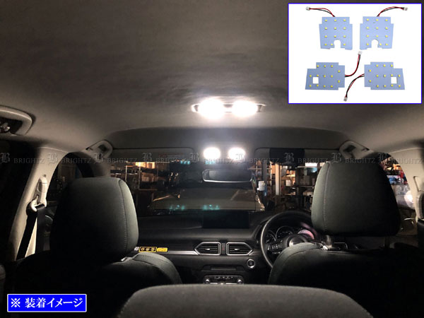 CX-5 KE2AW KE2FW LED ルーム ランプ 4PC マップランプ バルブ 室内灯