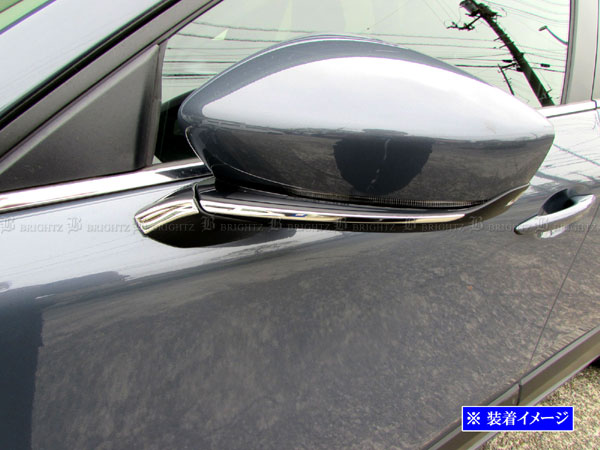 MAZDA3ファストバック BPFP 超鏡面 ステンレス メッキ ドア ミラー