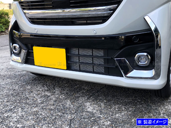 フレアワゴンカスタムスタイル MM54S MM94S メッキ フォグ ライト