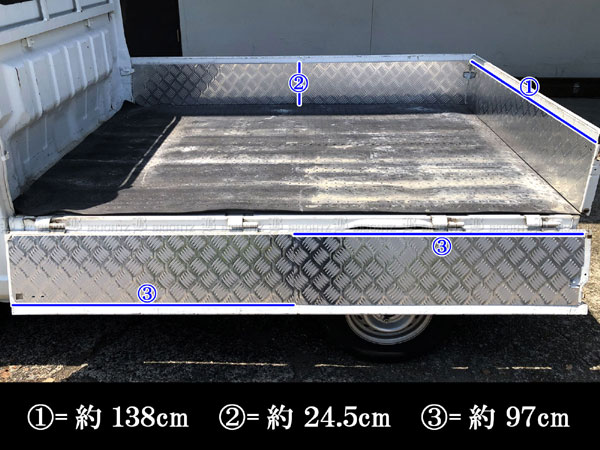 スクラムトラック DG16T アルミ アオリ インナー パネル ガーニッシュ