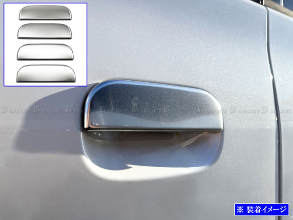 ミラジーノ L650S L660S ステンレス ドア ハンドル 外装 4PC サテン