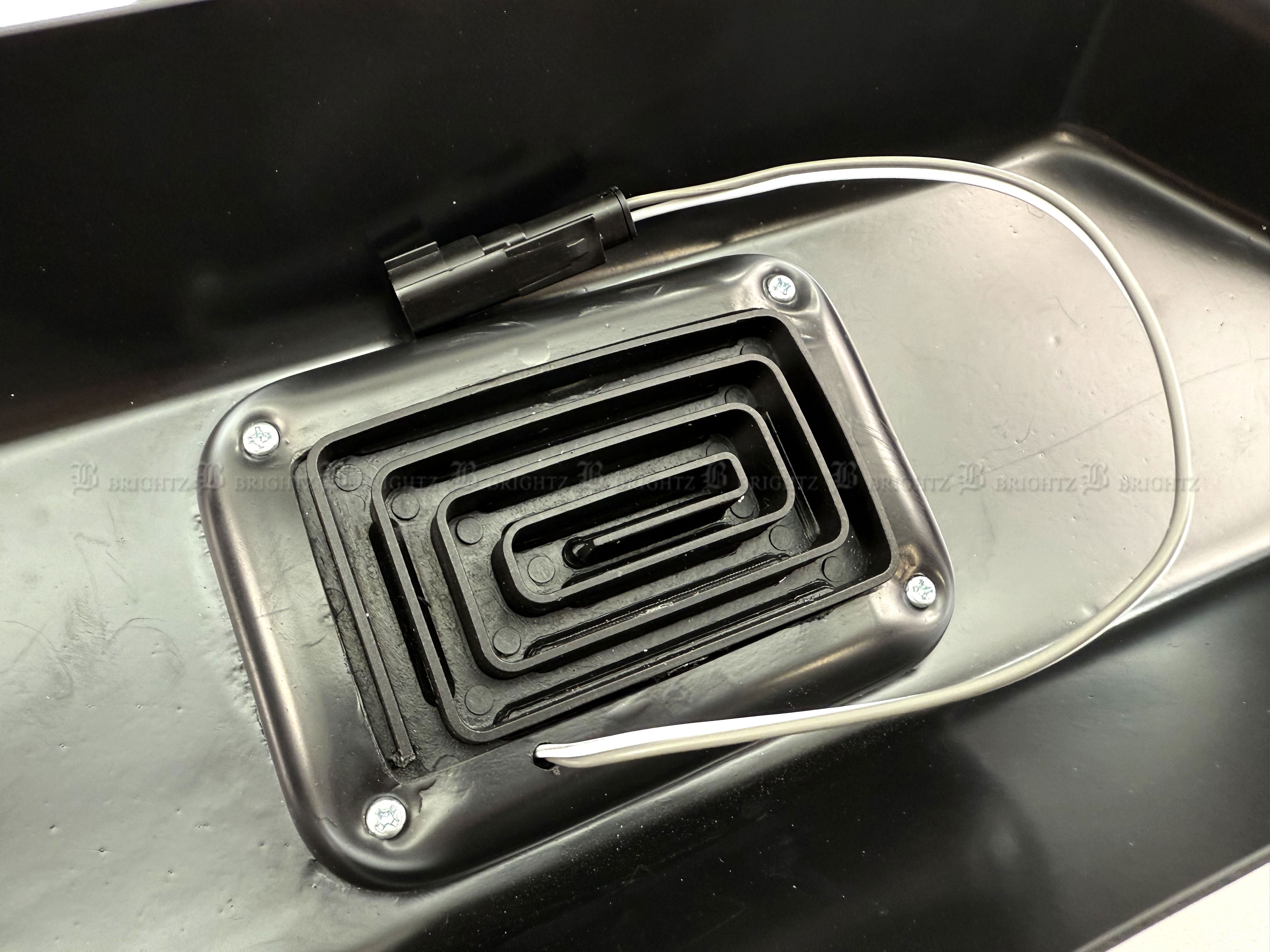 ハイゼットデッキバン S700W S710W LED付き フロント スキッド ガード