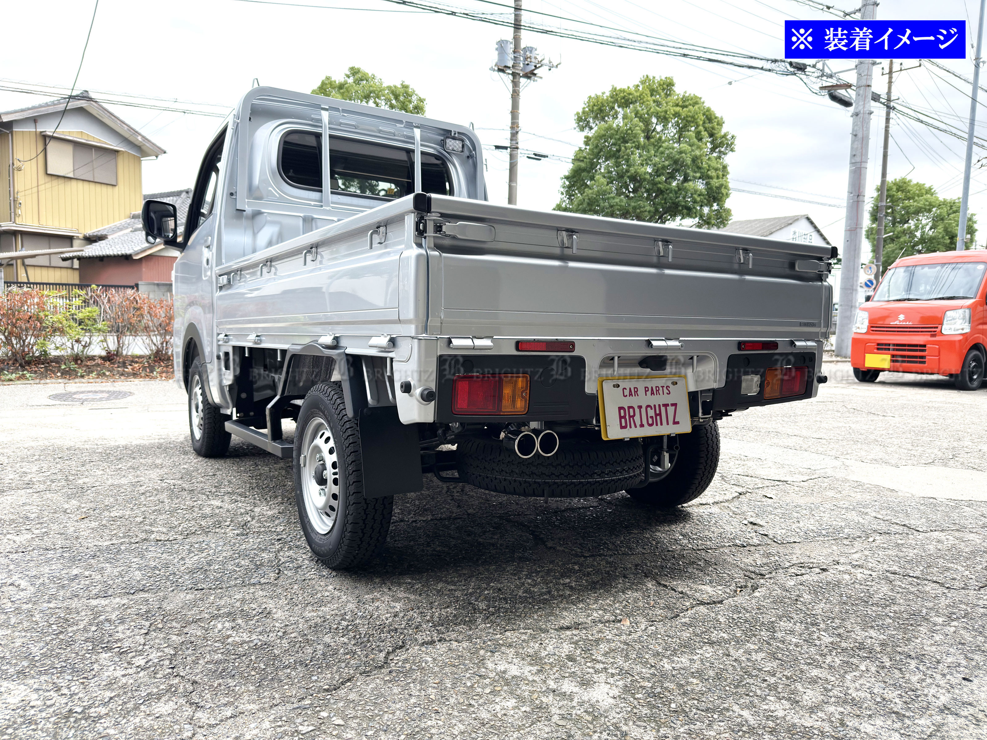 ハイゼットトラック S500P S510P ステンレス 2本出し マフラー