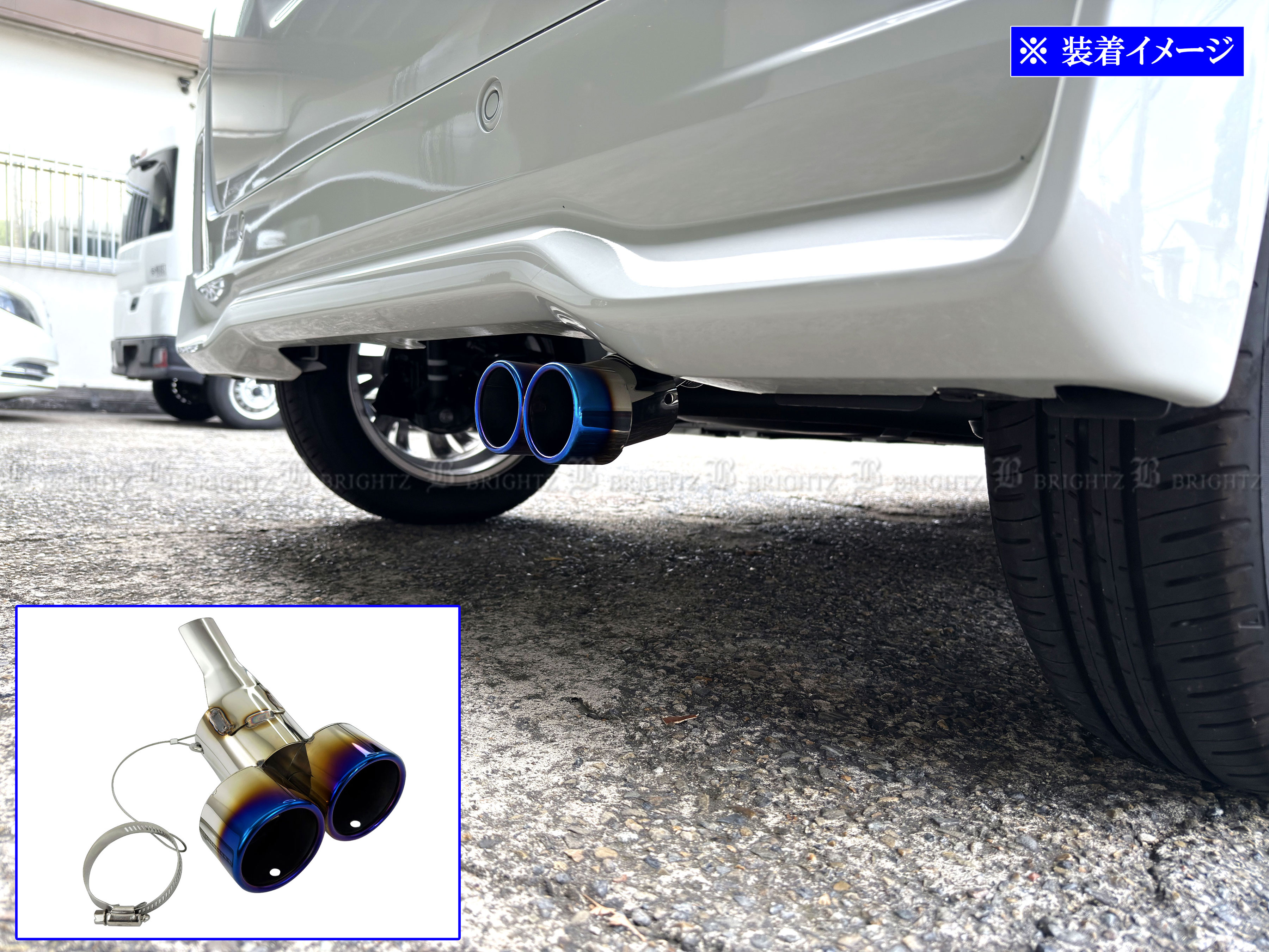 ハイゼットトラック S200P S210P ステンレス 2本出し マフラー