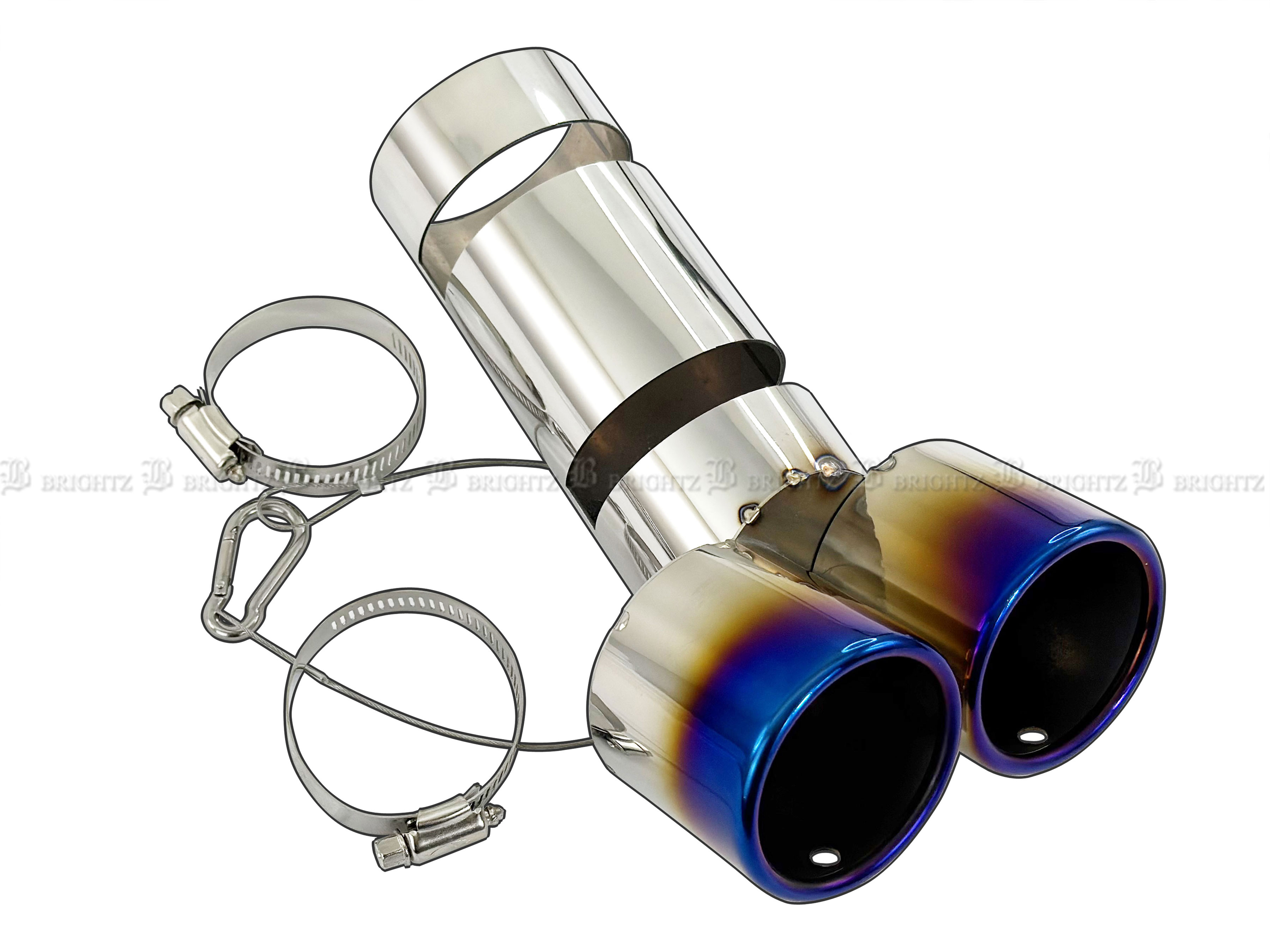 ハイゼットトラック S200P S210P ステンレス 2本出し マフラー