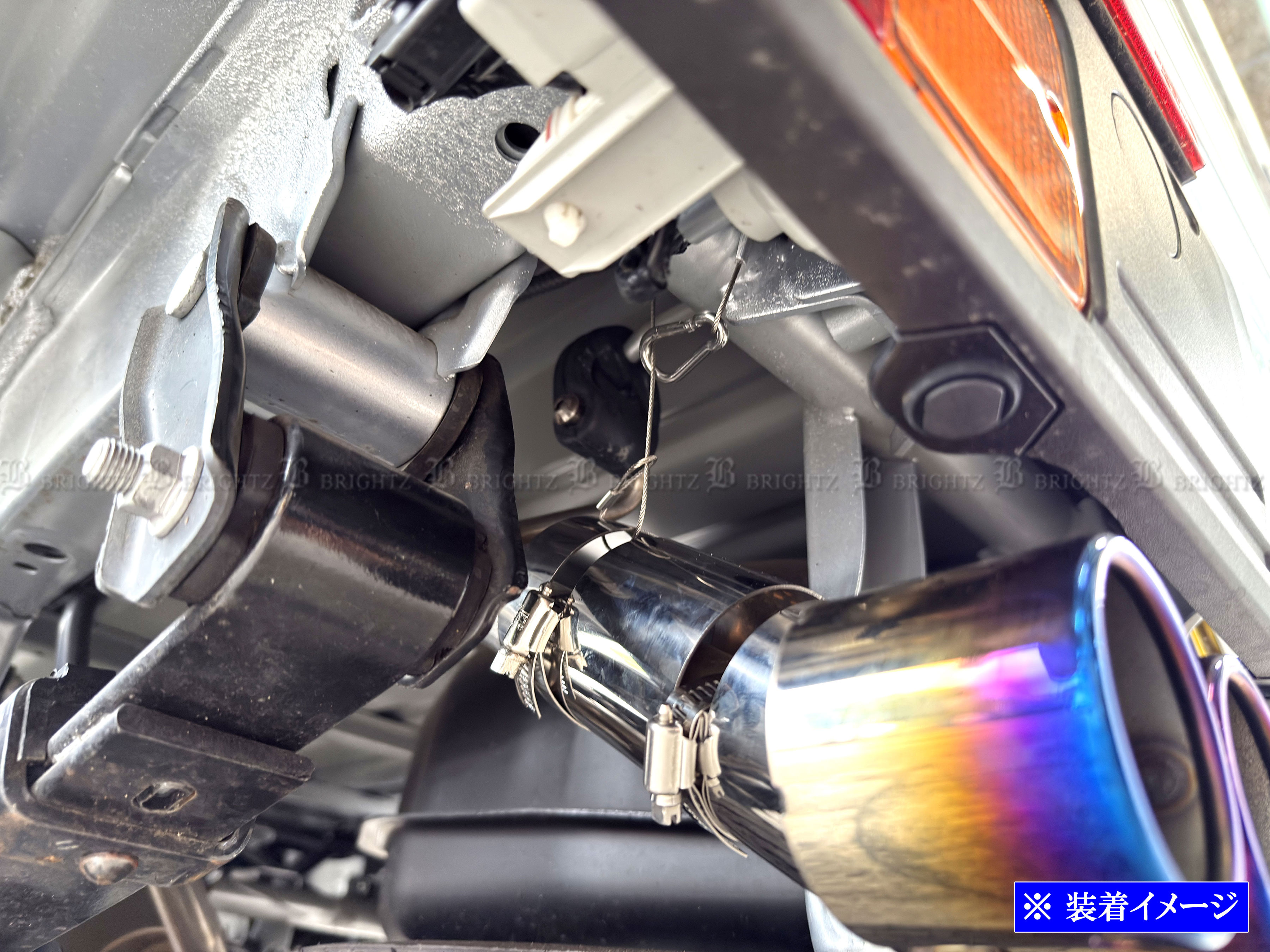 ハイゼットトラック S200P S210P ステンレス 2本出し マフラー