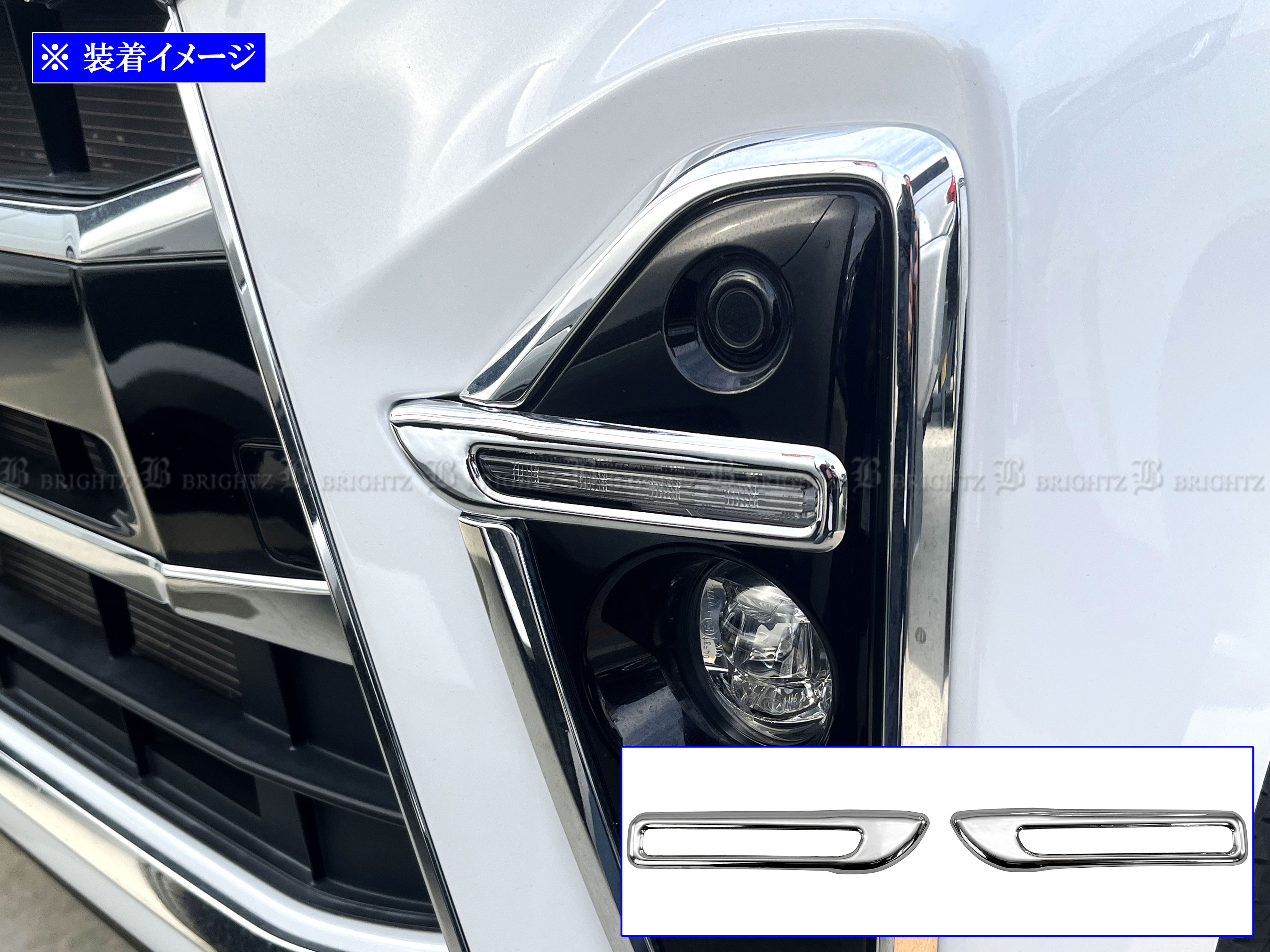 タントカスタム LA650S LA660S 前期 メッキデイライトカバー ライト