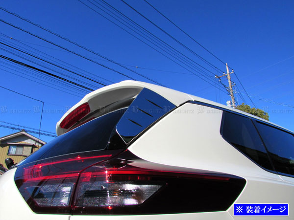 エクストレイル T33 SNT33 超鏡面 ステンレス メッキ ピラー ドア 