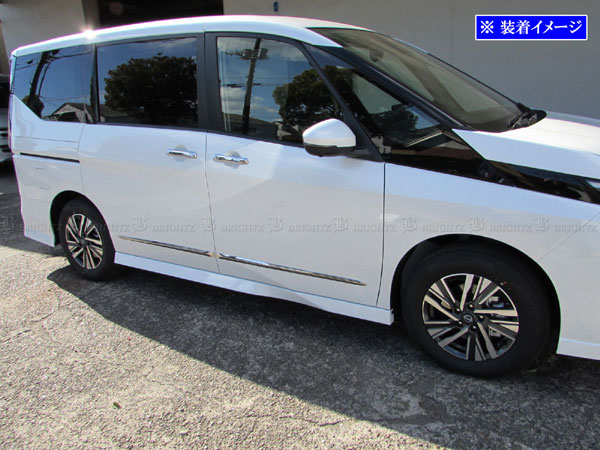 セレナ C28 FNC28 メッキ サイド ドア モール ガーニッシュ アンダー