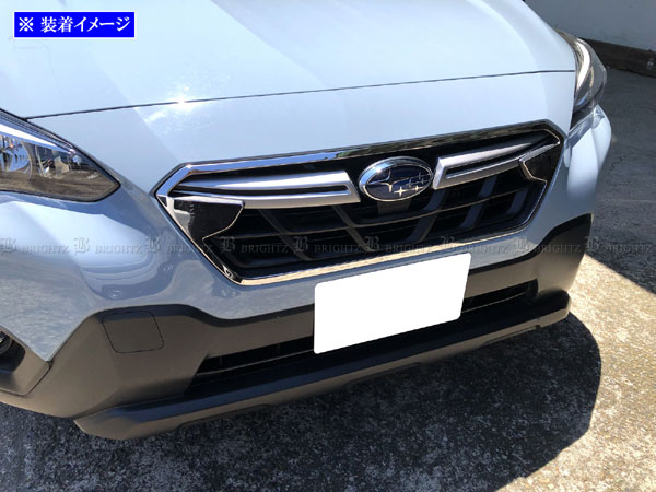 XV GT3 GTE 後期 超鏡面 ステンレス メッキ フロント グリル ビレット