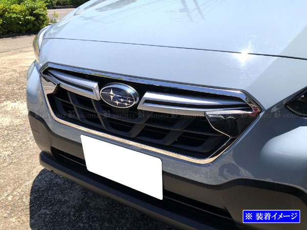 XV GT3 GTE 後期 超鏡面 ステンレス メッキ フロント グリル ビレット