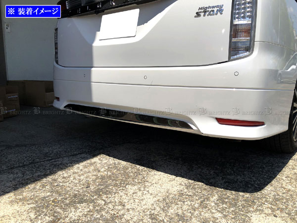 エルグランド E52 PE52 PNE52 超鏡面 ステンレス メッキ リア バンパー
