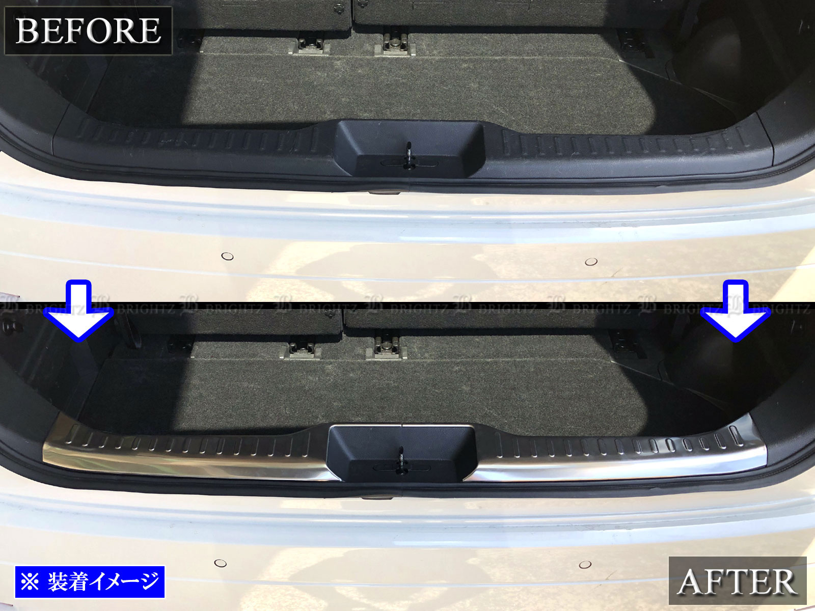エルグランド E52 TE52 TNE52 ステンレス インナー リア バンパー