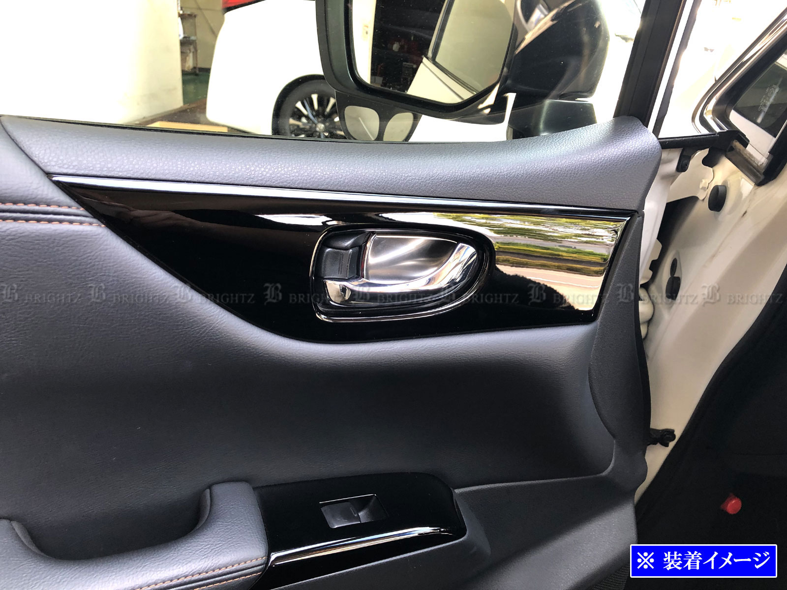 エルグランド E52 TE52 TNE52 ステンレス フロント インナー ドア