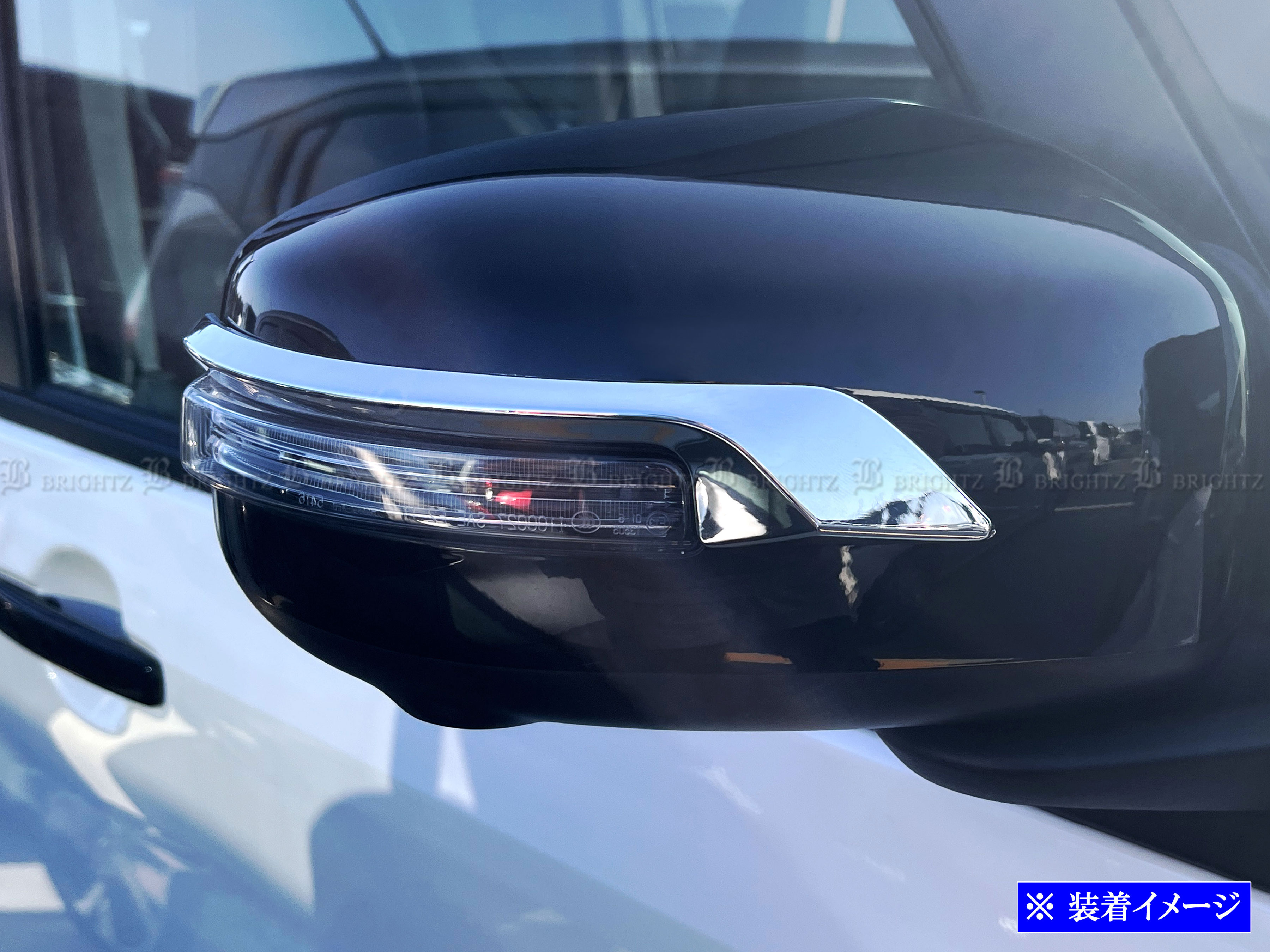 デイズ B21W メッキ ドア ミラー ウィン...の詳細画像4