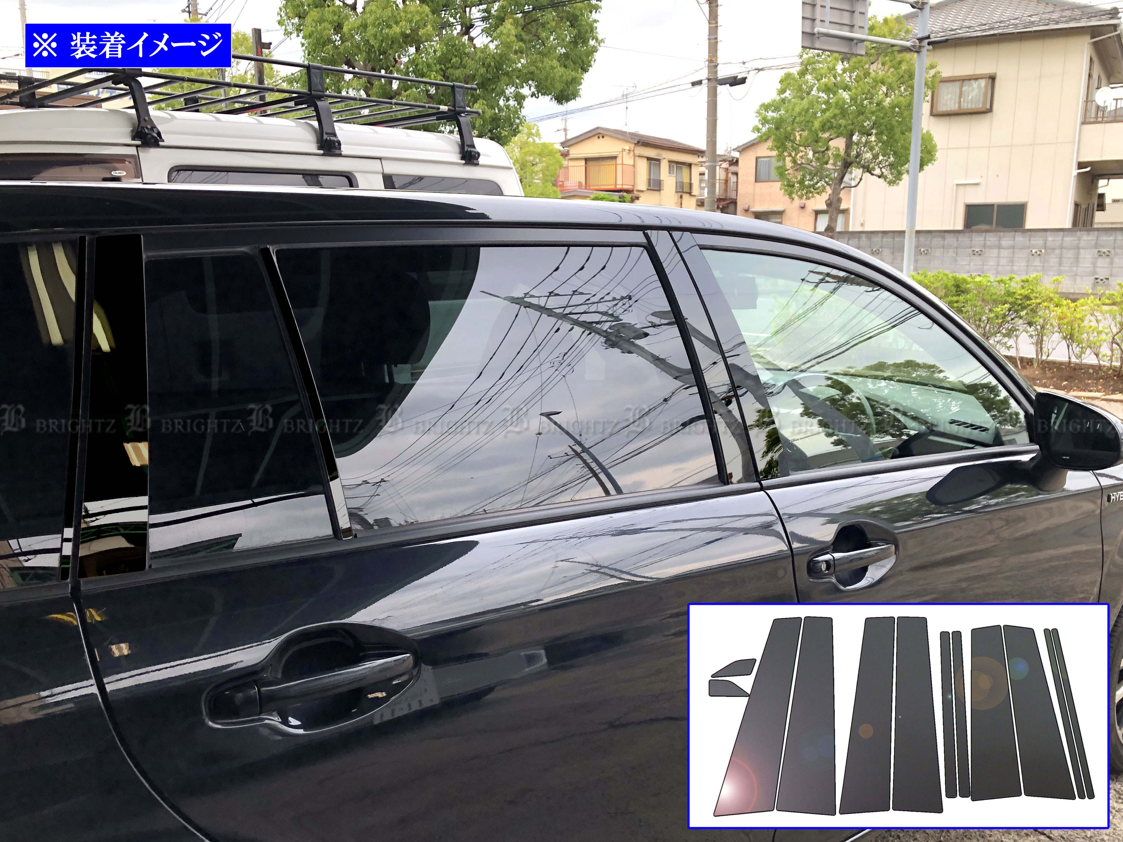 カローラフィールダー 160 NKE165G NRE161G 超鏡面 ステンレス