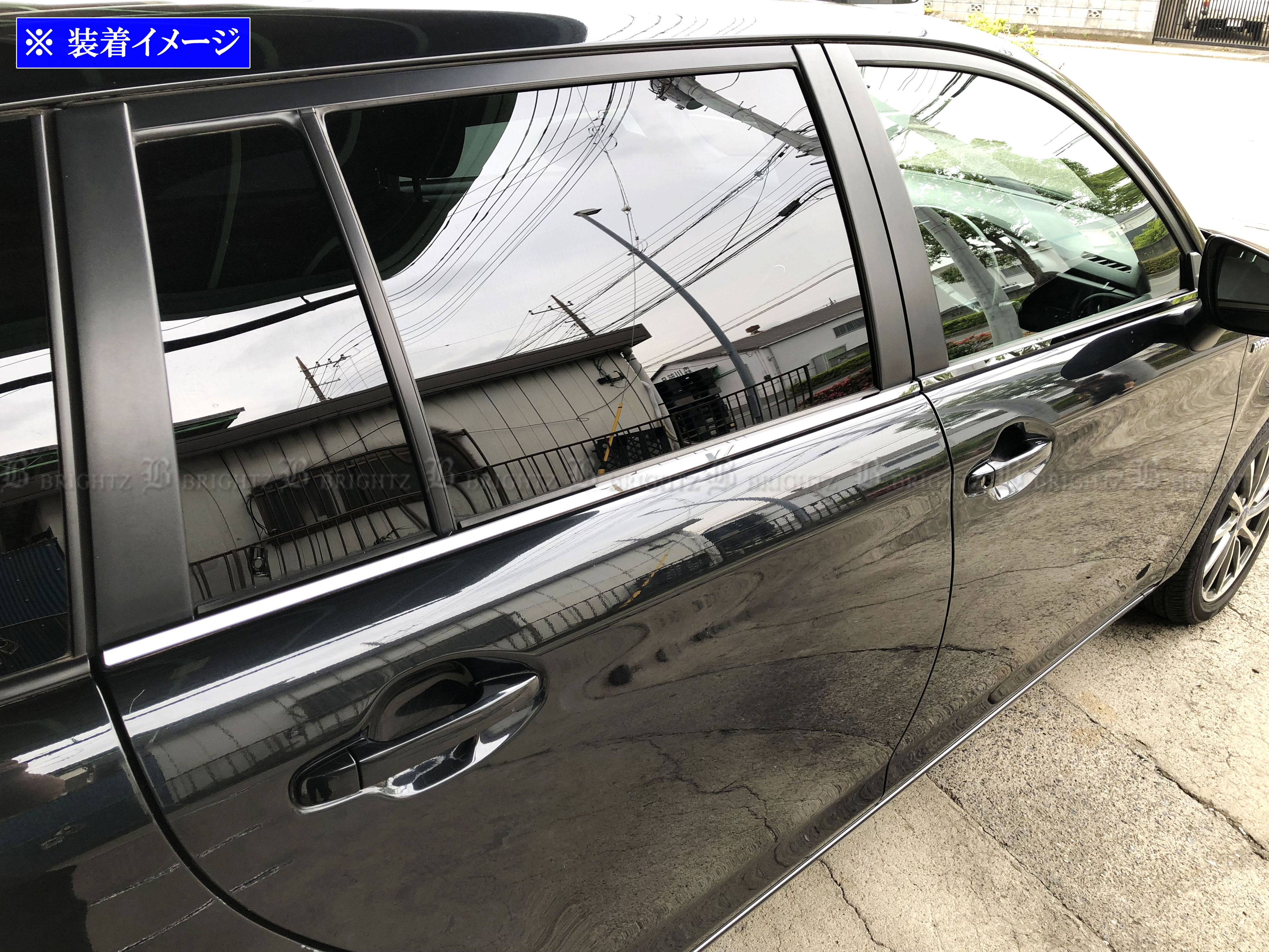 鏡面ステンレス製 　中車用 　17.5インチ用　2個 カローラフィールダー 160 NKE165G 超鏡面 ステンレス ブラック メッキ
