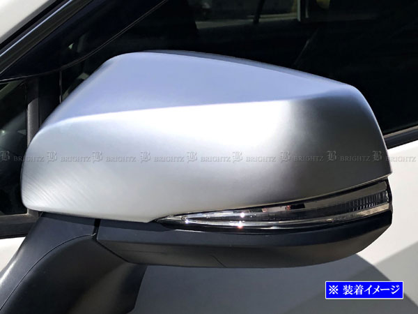 RAV4 50 AXAH52 AXAH54 ドア ミラー カバー サテンシルバー ベゼル 