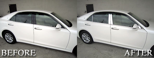 クラウンマジェスタ AWS215 GWS214 超鏡面 ステンレス メッキ ピラー