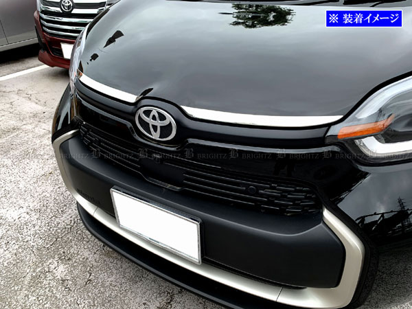 シエンタ MXPC10G MXPL10G 超鏡面 ステンレス メッキ ボンネット