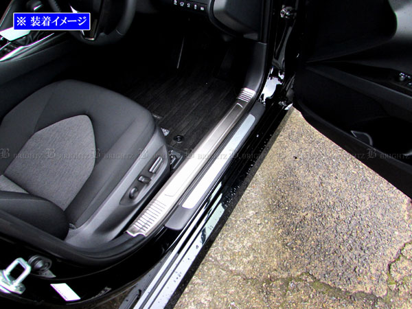 カムリ AXVH70 AXVH75 ステンレス インナー エントランス モール