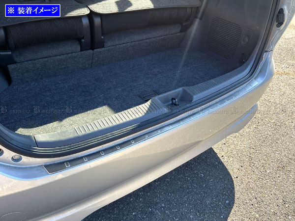 エスティマハイブリッド AHR20W ステンレス リア バンパー フット