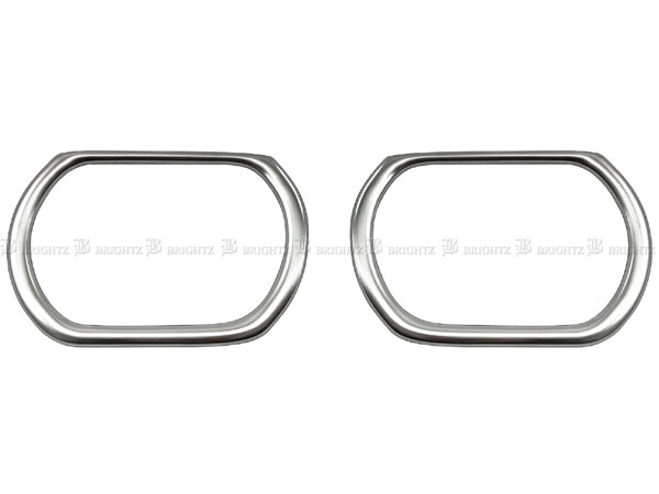 カローラツーリング ZWE215W 後期 超鏡面 ステンレス メッキ フォグ