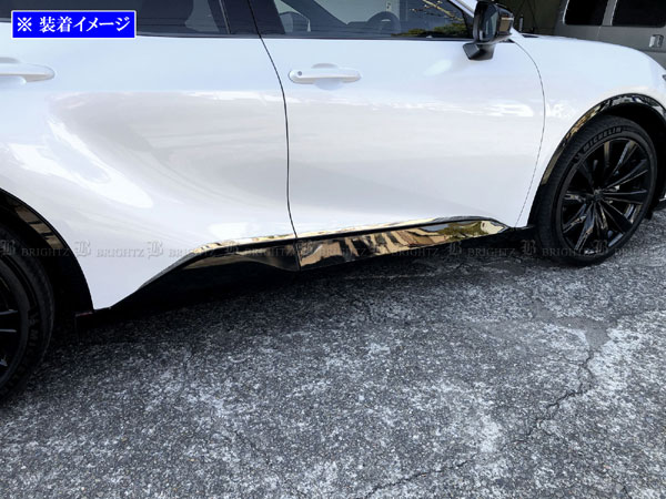 クラウンスポーツ AZSH36W AZSH37W 超鏡面 ステンレス メッキ サイド