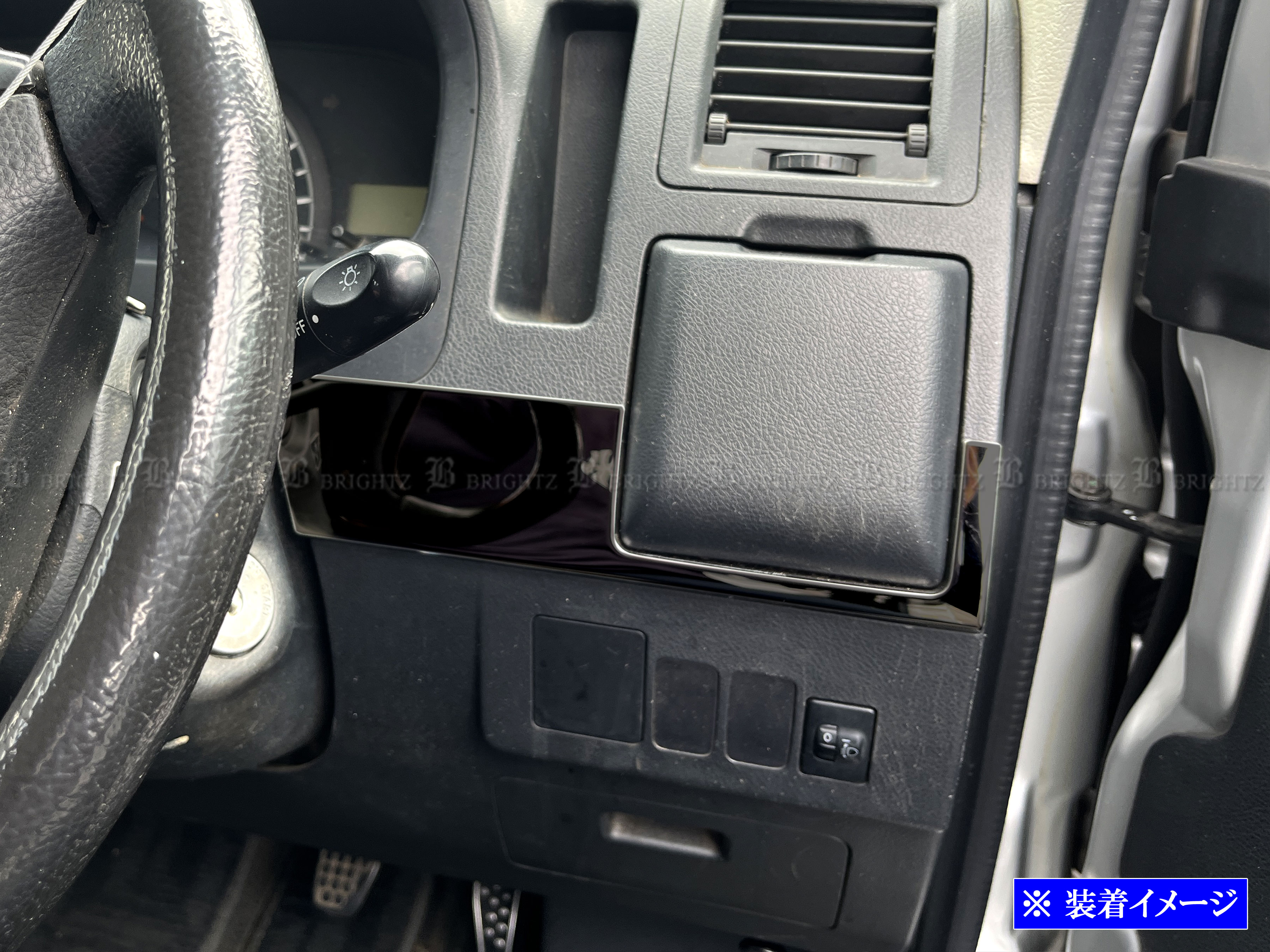 タウンエースバン S402M S412M 前期 超鏡面 ステンレス ブラック