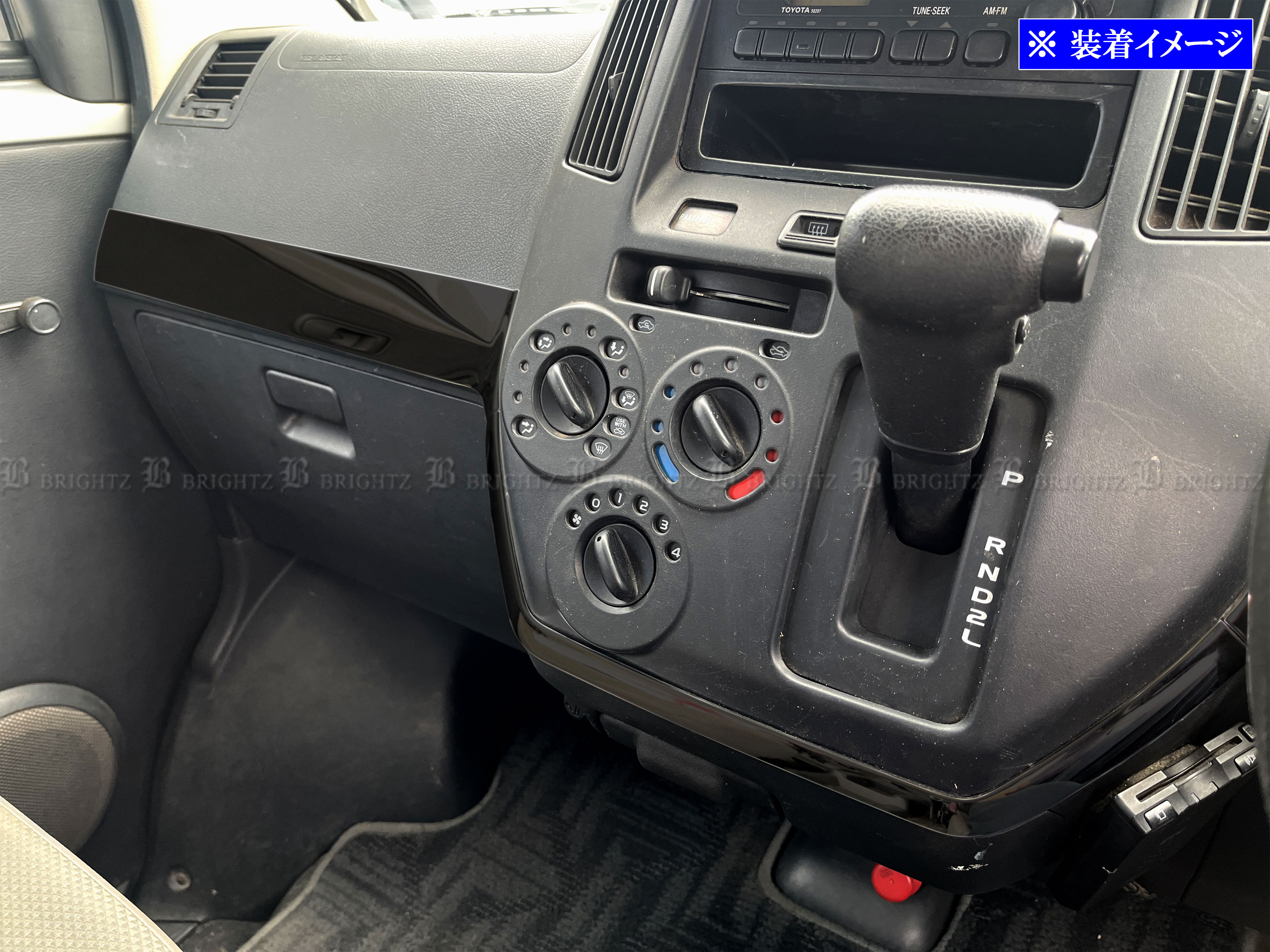 タウンエースバン S402M S412M 前期 超鏡面 ステンレス ブラック