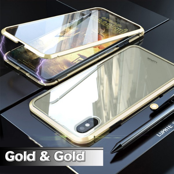 iPhone XR ケース スマホケース 全面保護 iphone8  XS iPhone 8Plus 7 7Plus 360度 360° バンパーケース 両面ガラスケース｜brillerjapan｜04