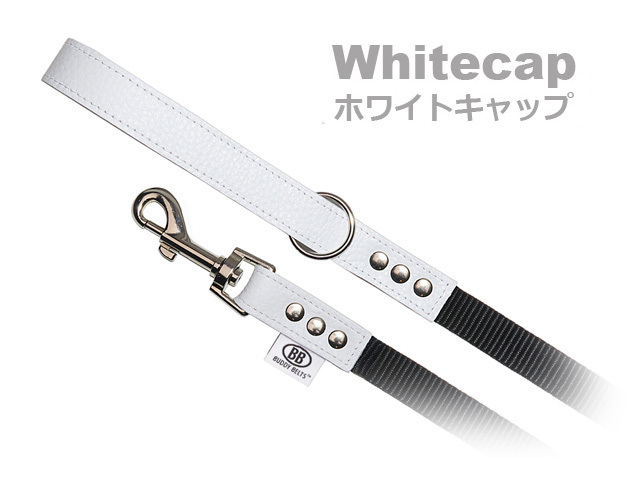 レザーアクセント・ナイロンリード Lサイズ ラグジュアリー BUDDY BELTS（バディーベルト）正規直輸入販売店brindle  :bb-lea-004-2:brindle - 通販 - Yahoo!ショッピング