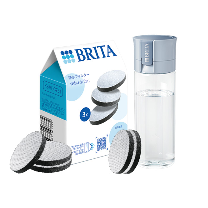 お得なセット 公式 浄水器のブリタ ボトル型浄水器 カートリッジ5個付 全容量0.6L｜brita｜02