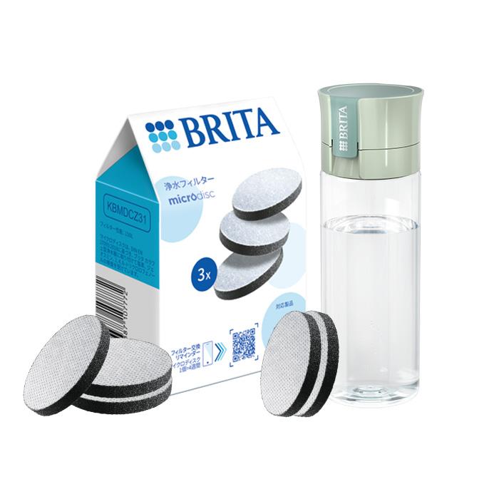 お得なセット 公式 浄水器のブリタ ボトル型浄水器 カートリッジ5個付 全容量0.6L｜brita｜04